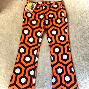 Loudmouth Golf Orange and Black Design Pants!